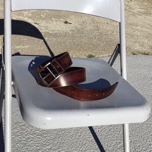 Lands End 36/w leather belt used conditions